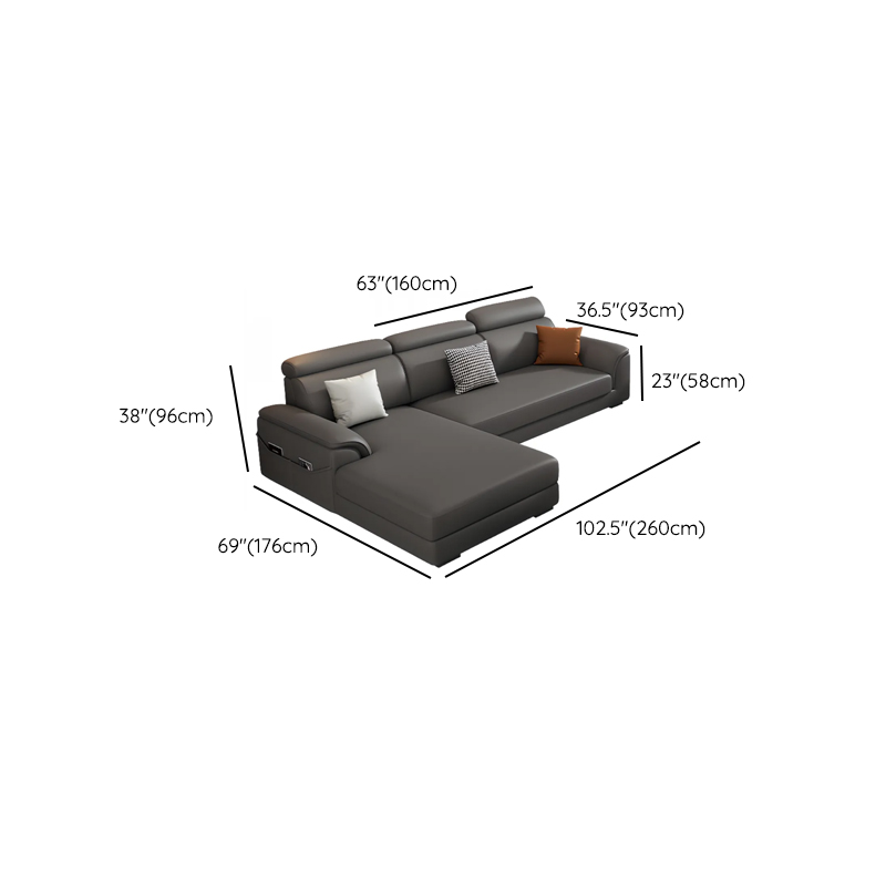 L-Shape/Straight Left/Horizontal Sofa Recliner/Sofa Couch with Pine Wood Frame - image 19
