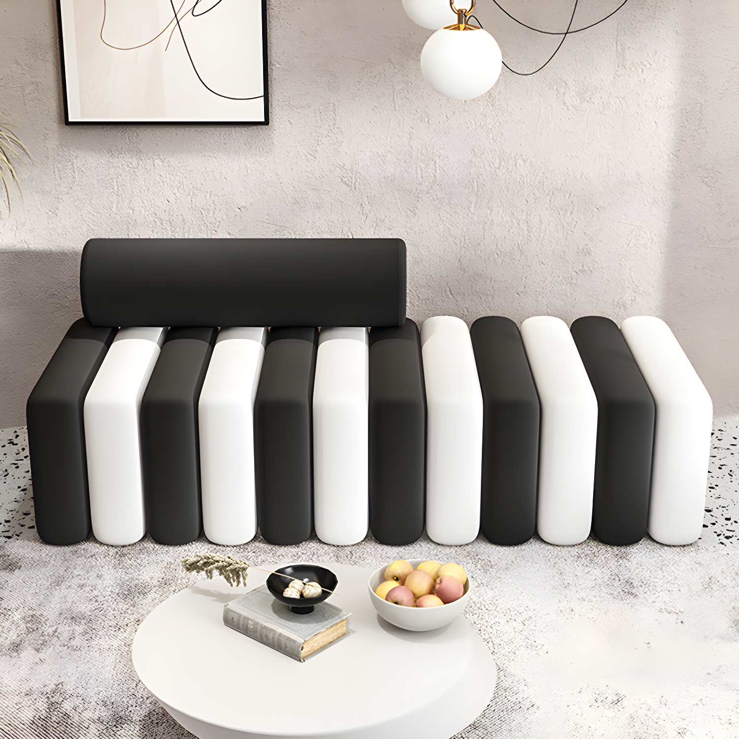 Velvet Contemporary Standard Sofa Armless Sofa for Living Room, Apartment - image 19