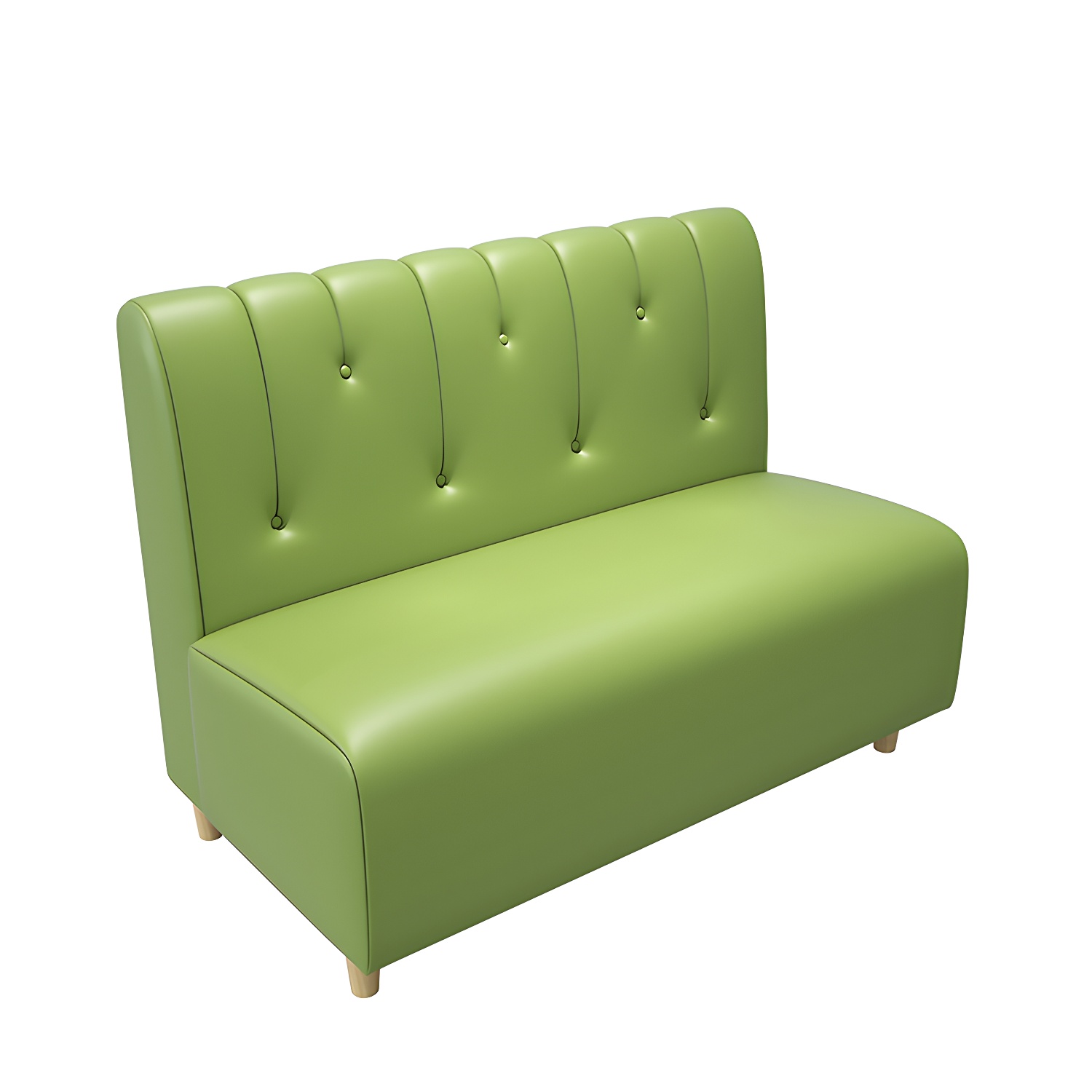 47.27"D x 25.59"W x 33.46"H Contemporary Glam 2-seat Sofa for Restaurant - image 2