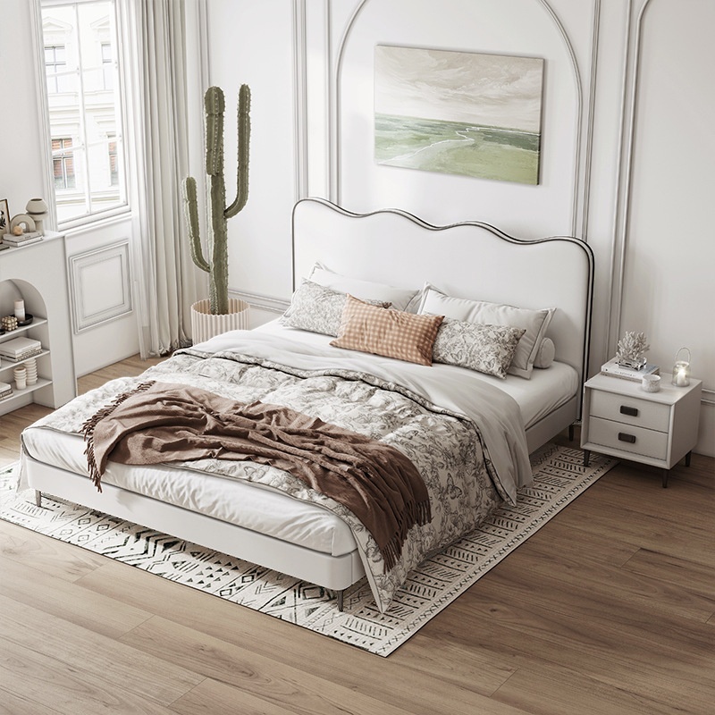 Solid Color Storage Bed/Platform Bed with 3 Storage Boxes and Pine Wood Frame for Living Room - image 3