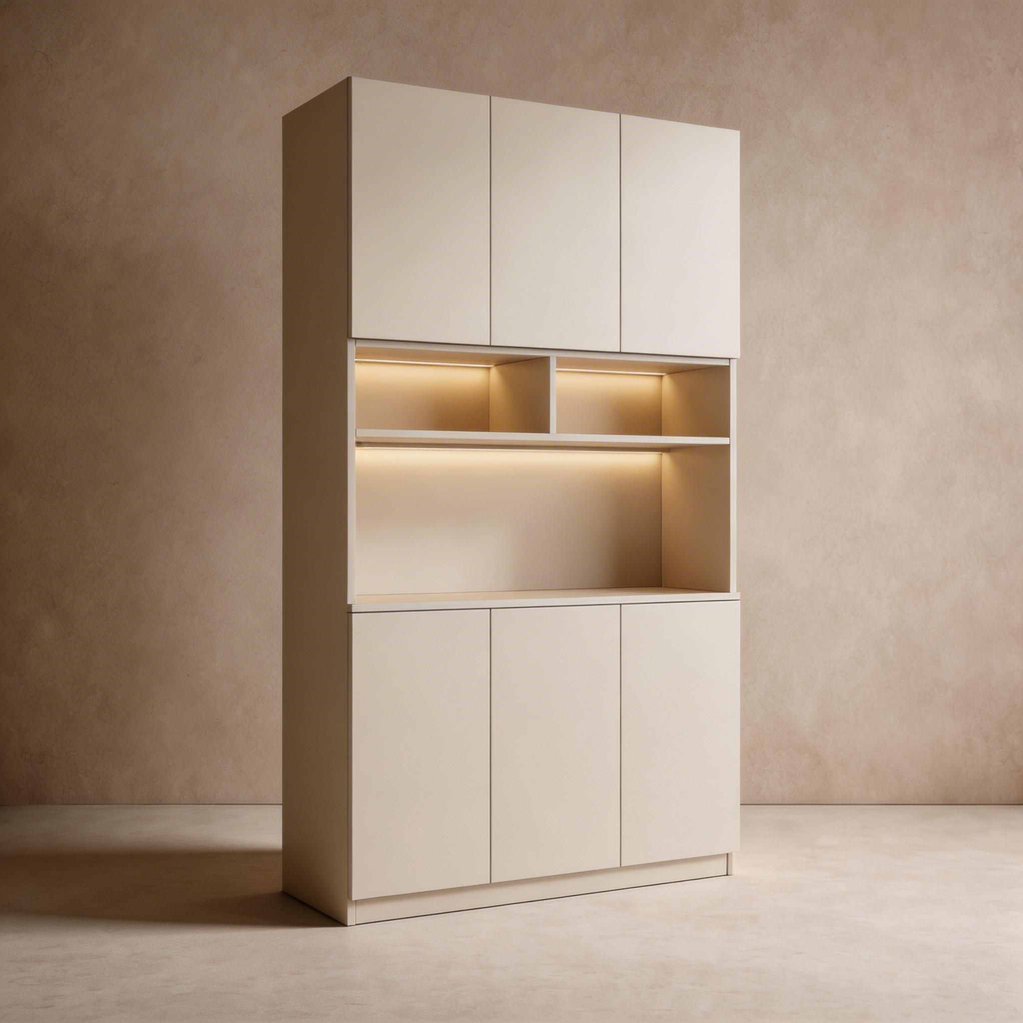 Trendy Sideboard with 3 Drawers, Cupboard, Wide/Standard/Narrow Sizes, 2/1 Shelves, Cabinets, and Glass-panel Door - image 52