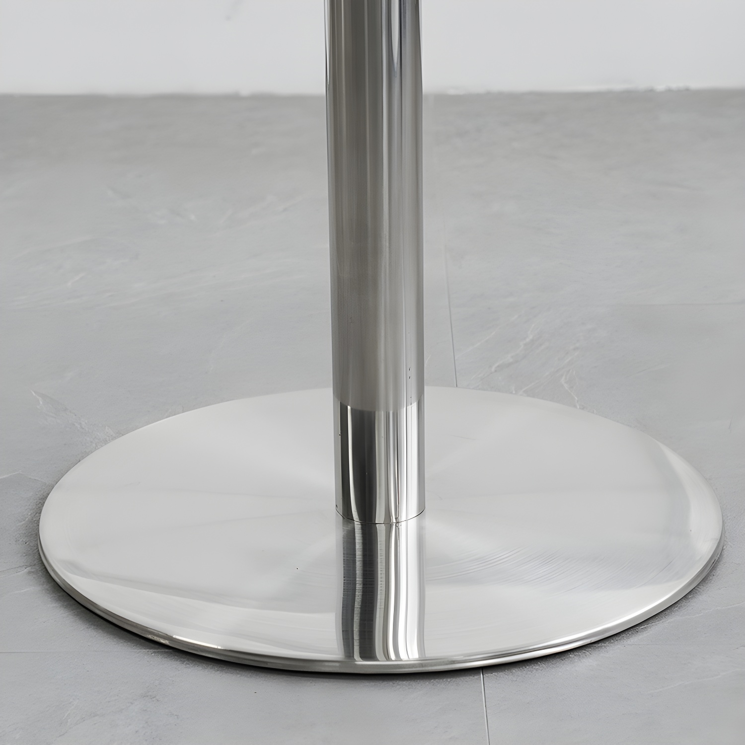 Industrial Style Dining Site Table Stainless Steel Dining Room Collection - image 6