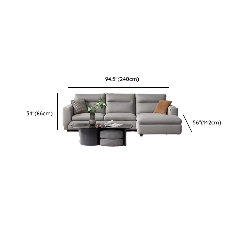Durable Straight Scratch-proofed Sofa Couch with Pillow Back, Faux Leather, 2-piece Set, Horizontal Orientation, Square Arm - image 15