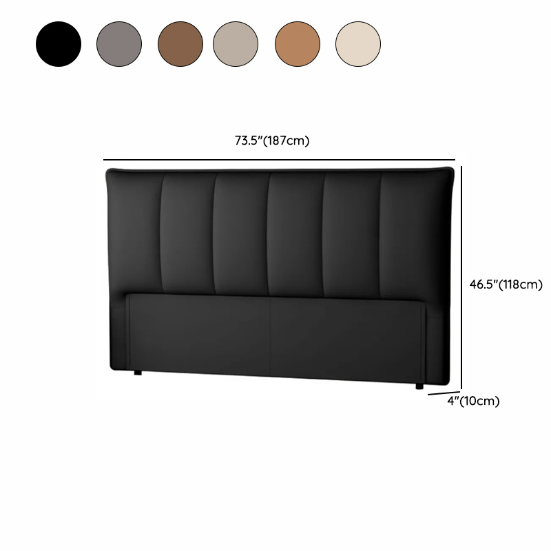 Standard（36-55“） Full(54"W x 75"L) Rectangle Free-standing Standard Upholstered Headboard Panel With Legs with Sponge Cushion in a Simple Style - image 13