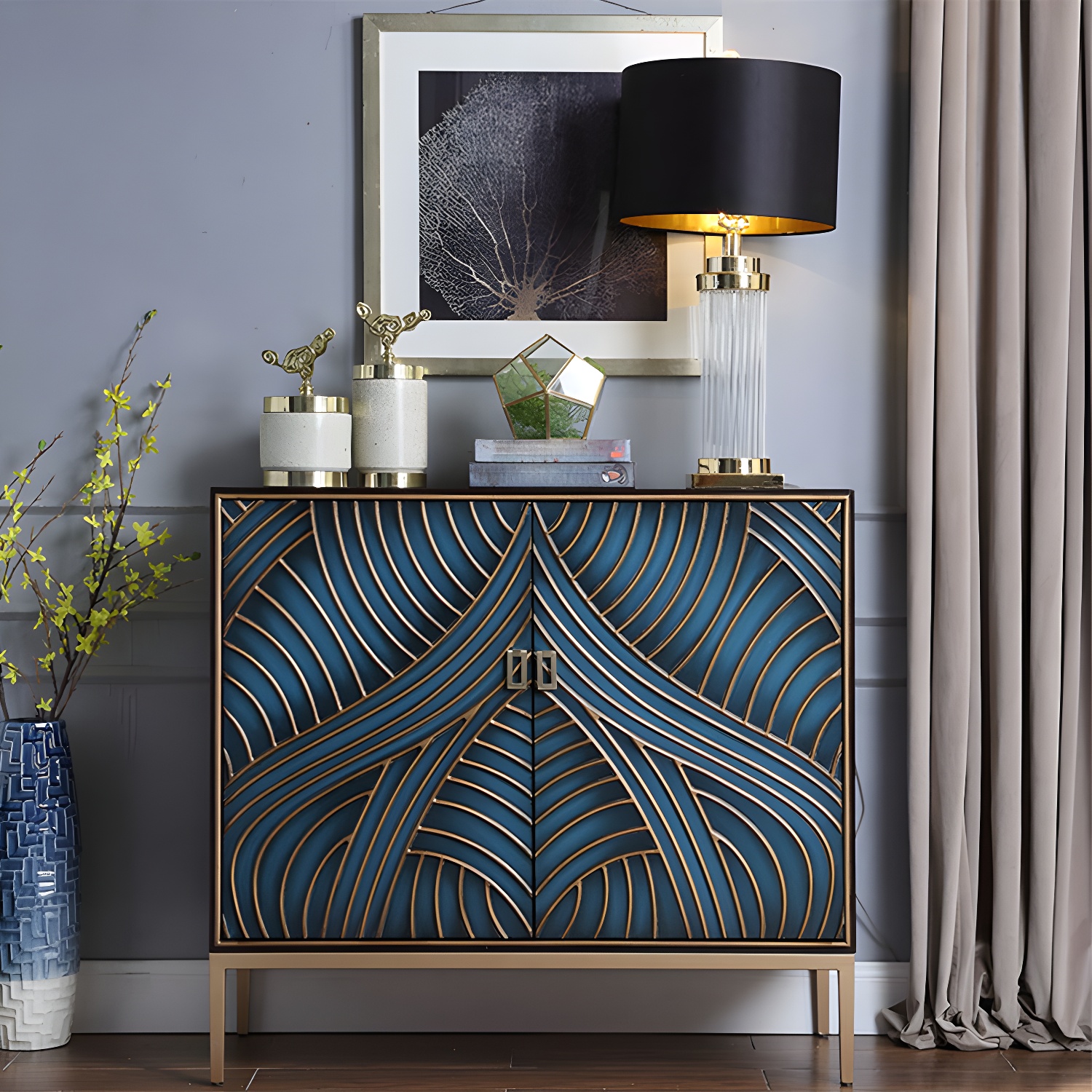 Modern Storage Chest Manufactured Wood Dresser , 12.48/15.6 Inch Width - image 6