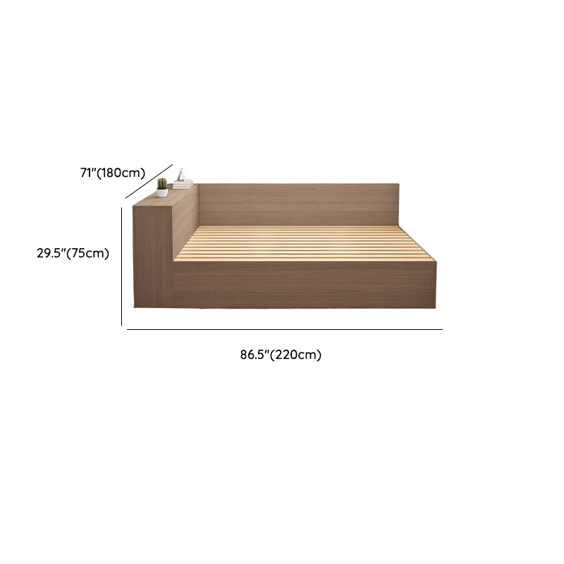 Natural Color Solid Color Tatami Bed for Bedroom - image 9