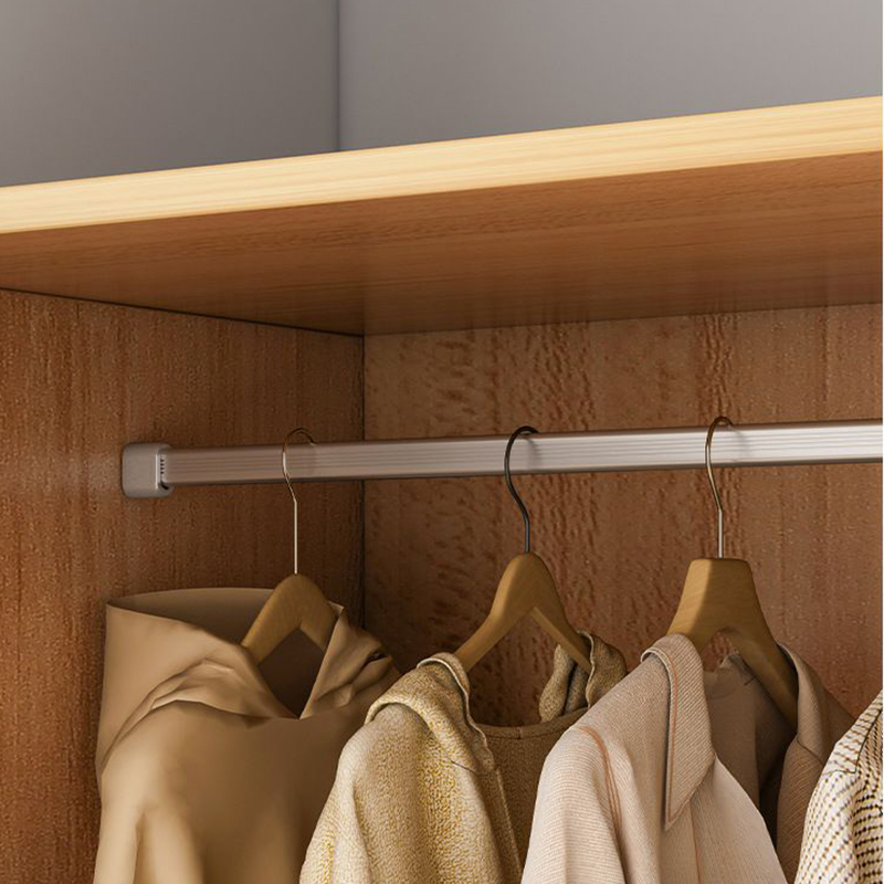 Modern Manufactured Wood Cabinet Armoire with Hanging Rod, Interior Shelves, Soft Close Drawer & Soft Close Door - image 9