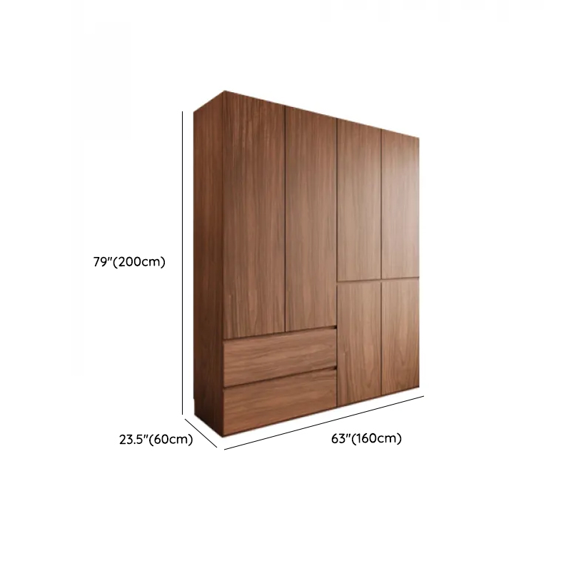 Acorn Minimalist Laminate Independent Wardrobe Closet with Soft Close Drawer, Soft Close Door, and Interior Shelves - image 12