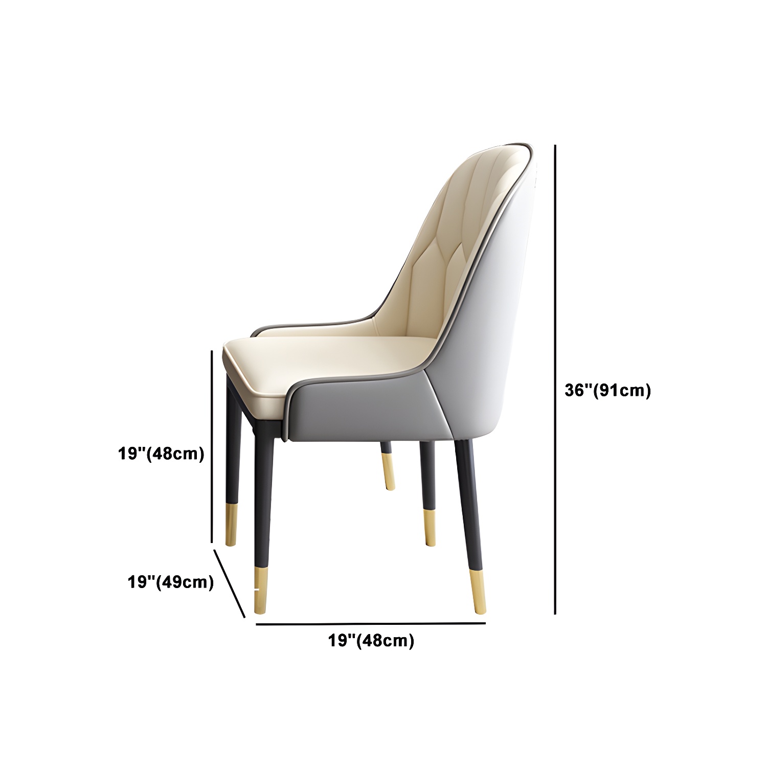 Nordic Glam Rectangle Sintered Stone Table Set 1/4/5/7 Pieces Dining Set - image 17