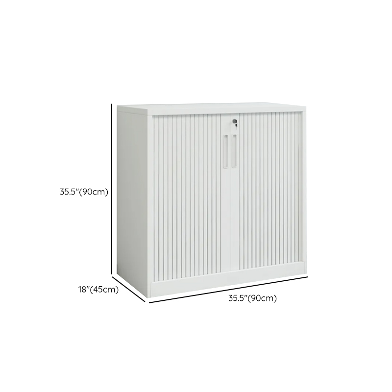 Steel Self-supporting Lockable Accent Cabinet with Sliding Door - image 17