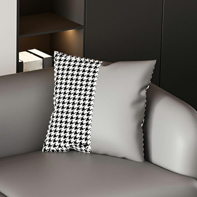 Modern Pine Wood Upholstered Three-Seater Sofa with Foam Seat in Solid Color - image 18