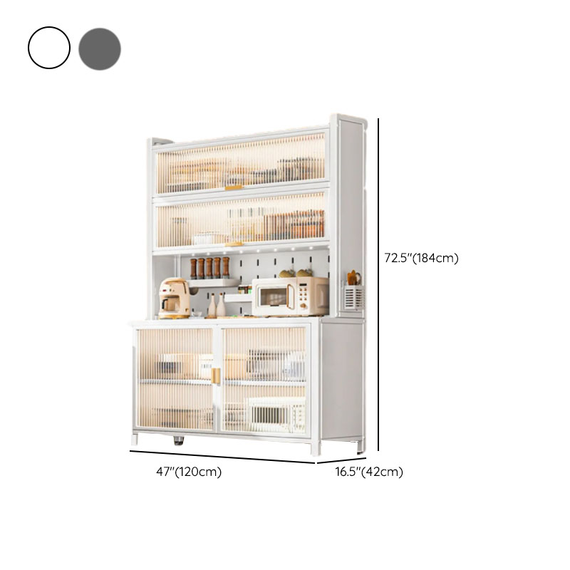 Modern Alloy Kitchen Storage, Alterable Shelf & Functional Storage Cabinet, 4 Doors/3 Doors/5 Doors, Standard - image 17
