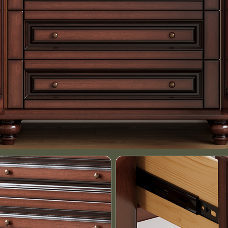 Standalone Wood Armoire Cabinet with Hinged Soft Close Door, Soft Close Drawer & Interior Shelves - image 11