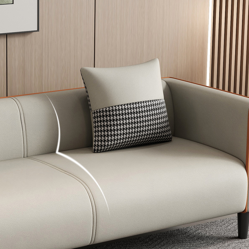 Standard Sofa/Loveseat/Single Sofa in Synthetic Leather, Available in Grey/Dark Blue/Light Green with Arm - image 14