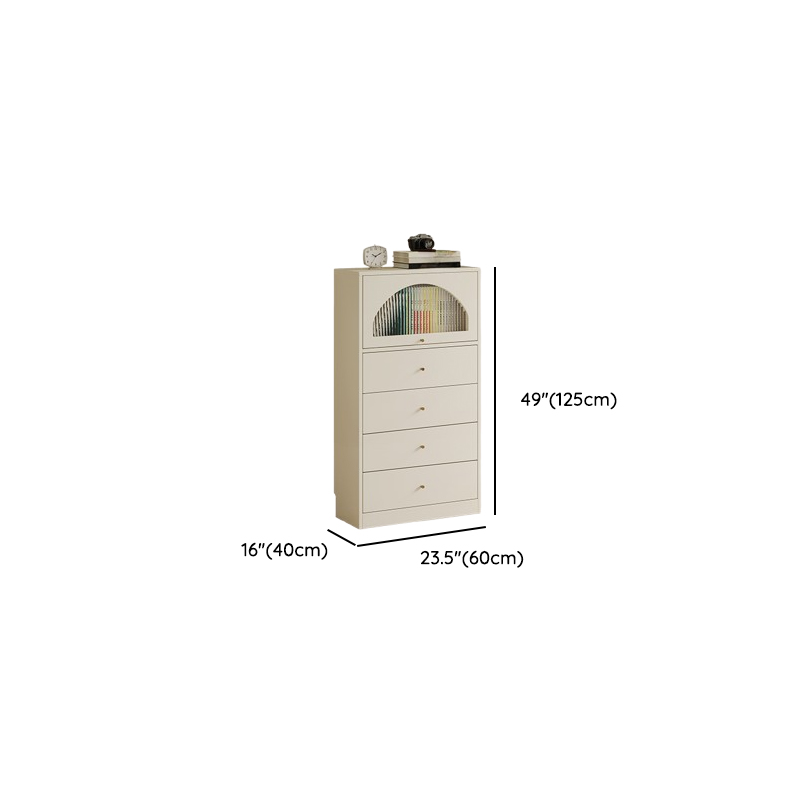 Chalk Casual Composite Wood Combo Dresser with Shelves, 6/3/5 Drawers, Hutch, Vertical - image 10