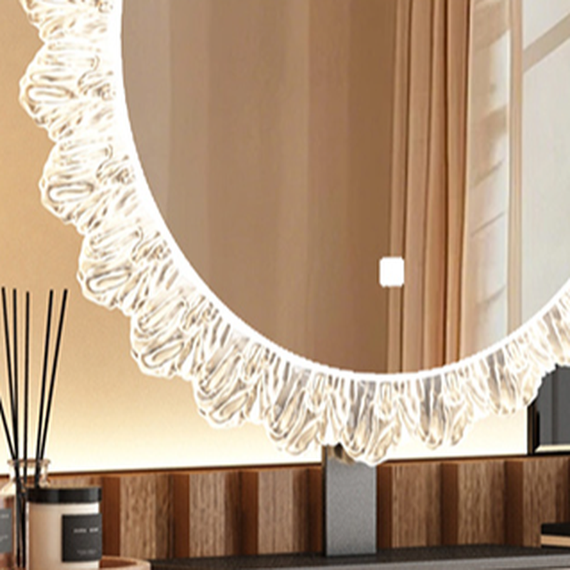 Large/Standard Vanity Set in White with 5 Drawers, Mirror Lights, Seat, Lighting, and Scalable Design - image 6