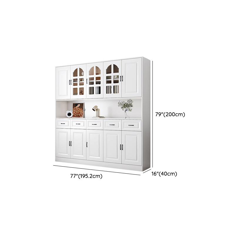 Wood Contemporary Storage Cabinet Buffet Sideboard with Drawers for Home Use - image 24