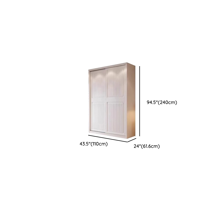 White Modish Manufactured Wood Independent Armoire Cabinet with Soft Close Drawer, Soft Close Door, and Interior Shelves - image 33