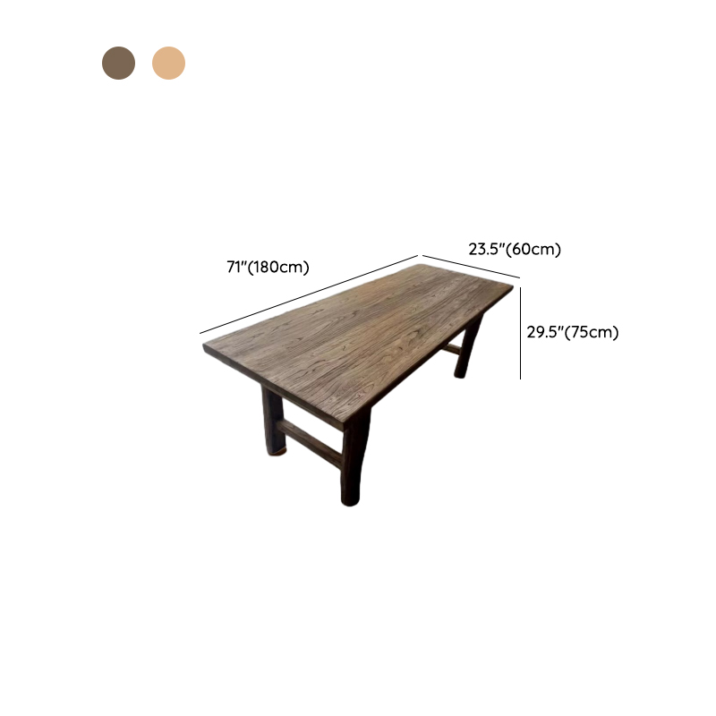 Classic Cocoa Rectangular Timber Dining Table, Standard Height, Fixed Mechanism, Seats 8/4/6 - image 15