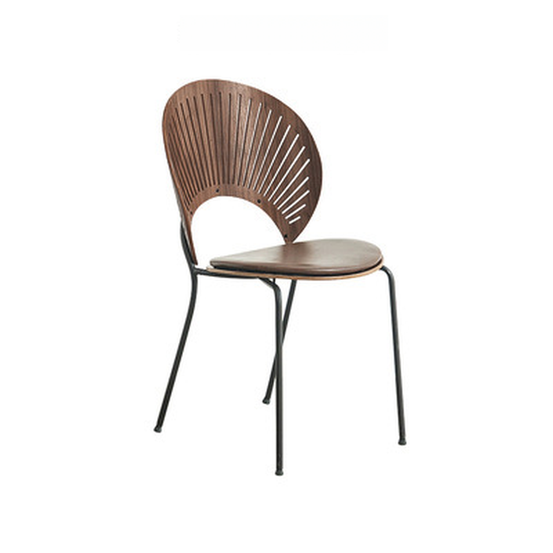 Dining Room Sturdy Side Chair with Outlined Frame and Foot Pads - image 22