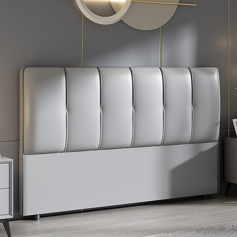 Modish Panel Headboard in Pine Wood with No Distressing, Rectangle Shape for Queen/Full/Twin XL Bed, Featuring Sponge Upholstery and Standard Height - image 4