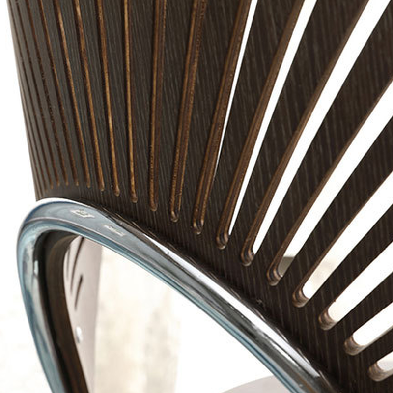 Dining Room Sturdy Side Chair with Outlined Frame and Foot Pads - image 32
