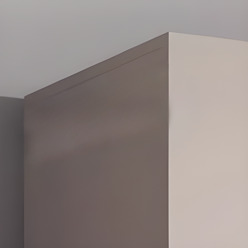 Cream Trendy Timber Standalone Wardrobe Armoire with Soft Close Door, Interior Shelves, and Articulated Mechanism - image 6