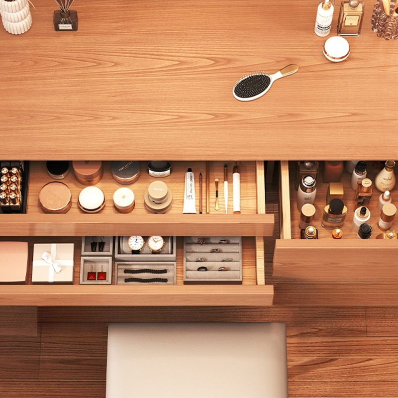 With Desk Antique No floating Push-Pull Makeup Vanity - image 8