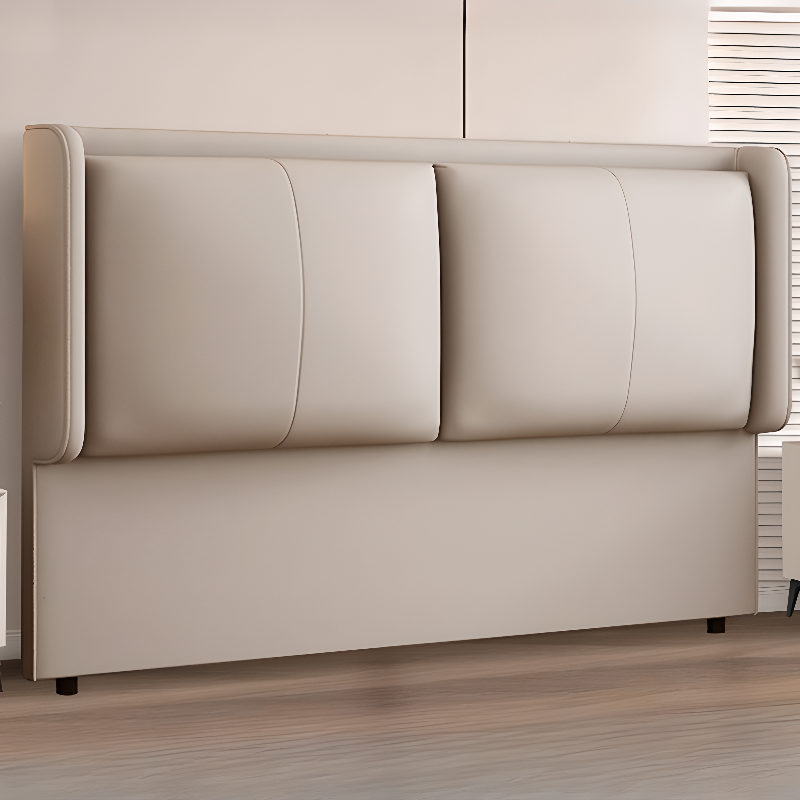 Simplistic Panel Headboard in Pine Wood with No Distressing, Rectangular Shape for King/Full/Queen Bed, Featuring Sponge Upholstery Fill and Standard Height - image 4