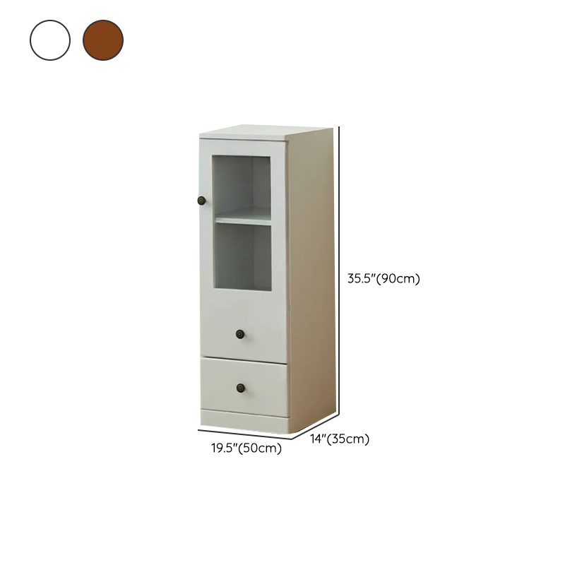 Modish Timber Console Dresser with 3/4/5 Drawers, Hutch Cabinets, and 2 Interior Shelves in Vertical Orientation - image 18