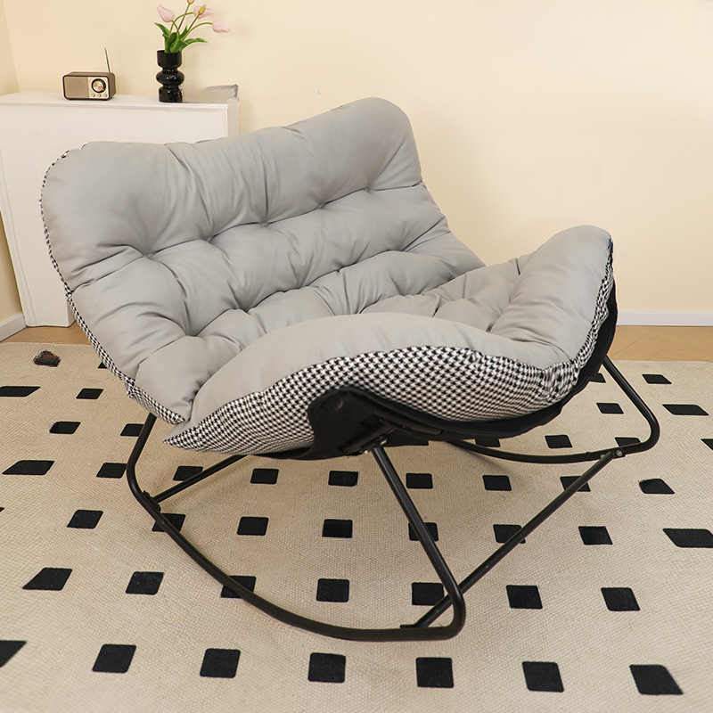 2 Person Rocking Chair Couch with Rear Back and Stationary - image 4