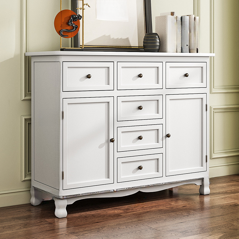 Independent Damp-proof Accent Chest/Accent Cabinet in Wood with Drawers in a Retro Style - image 4
