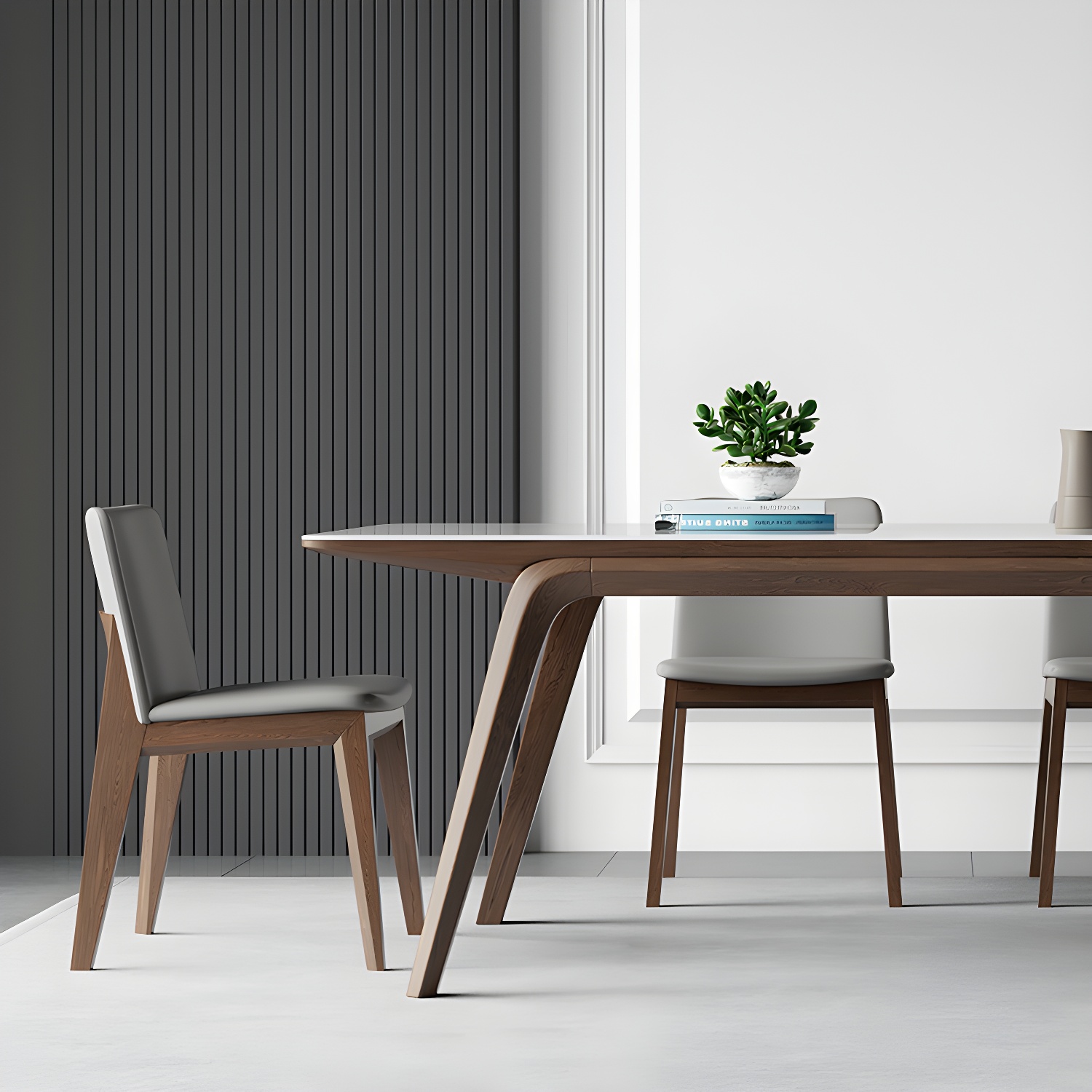 Designer Style Sintered Stone Top Dining Set Rectangle 1/3/4/5/7 Pieces Dining Table Set - image 8