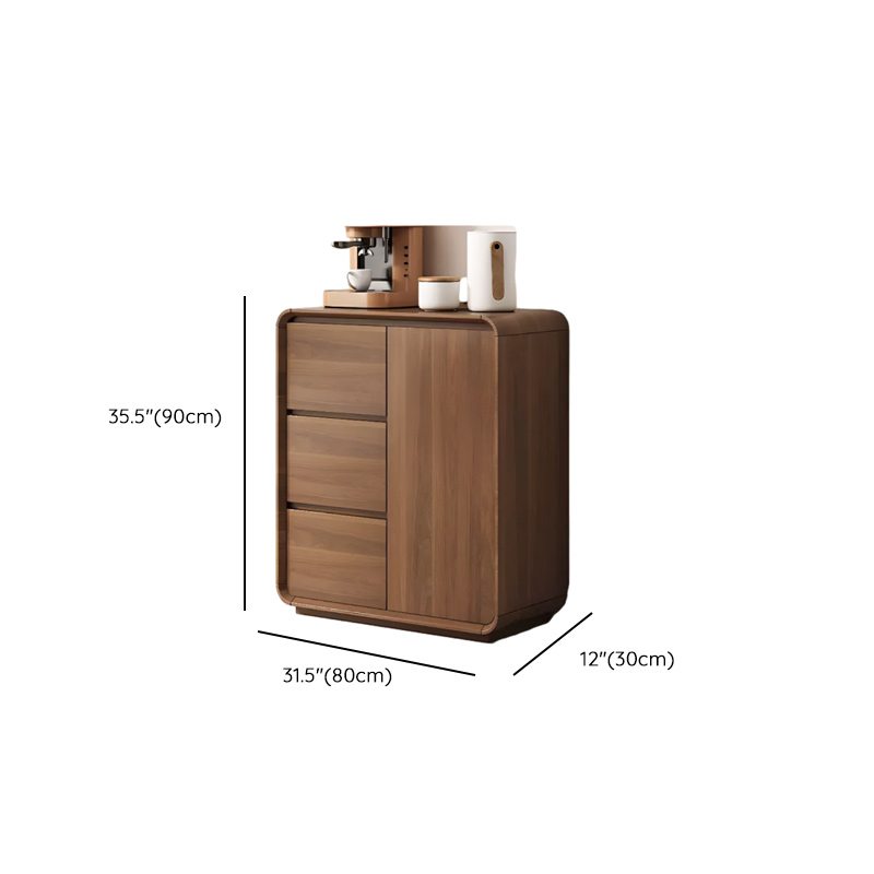 Ground Detached Cocoa Worktop Sideboard with Kitchen Gadget Storage for Culinary Space - image 15