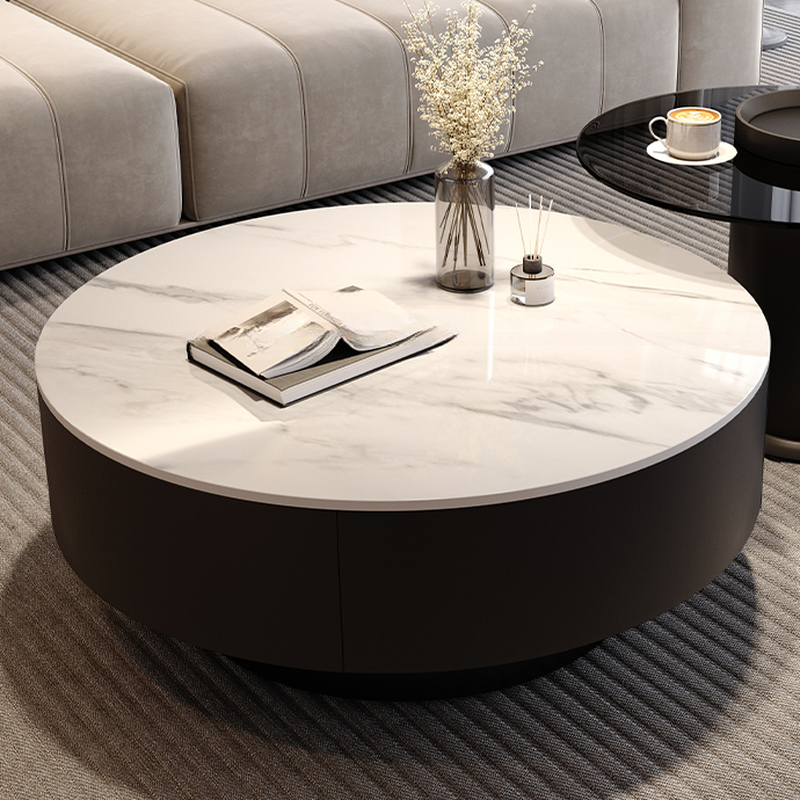 Orbicular Nested Board Game Coffee Table with 1 Drawer for Foyer - image 4
