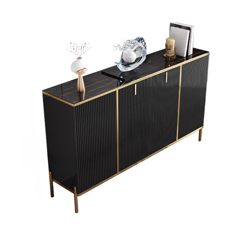 Ground Independent Sideboard for Parlor with Appliance Storage and Worktop in a Modern Style - image 18