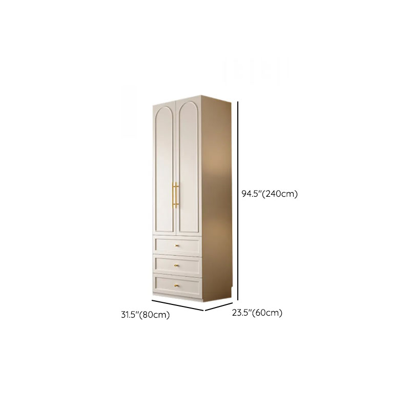 Chalk Modern Wooden Standalone Almirah with 3-Drawer/6-Drawer, Soft Close Door, and Interior Shelves - image 17