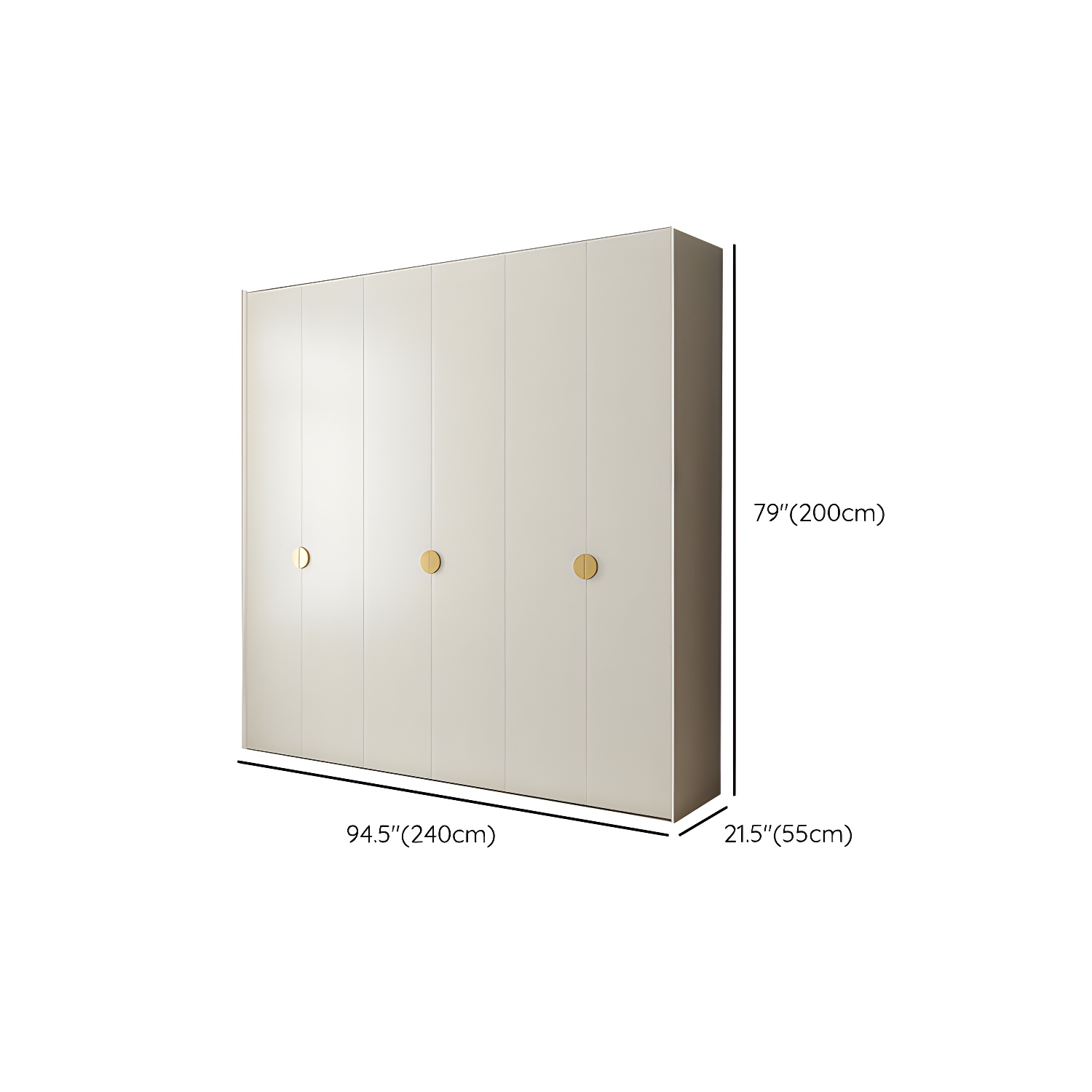 Engineered Wood Wardrobe Cabinet Modern Wardrobe Closet with Shelves for Home - image 15