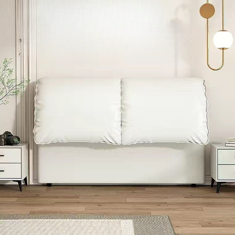 Art Deco Style Panel Headboard in Pine Wood with No Distressing, Rectangle Shape for Full/Queen/Twin XL Bed, Cotton Upholstery, Standard Height - image 10