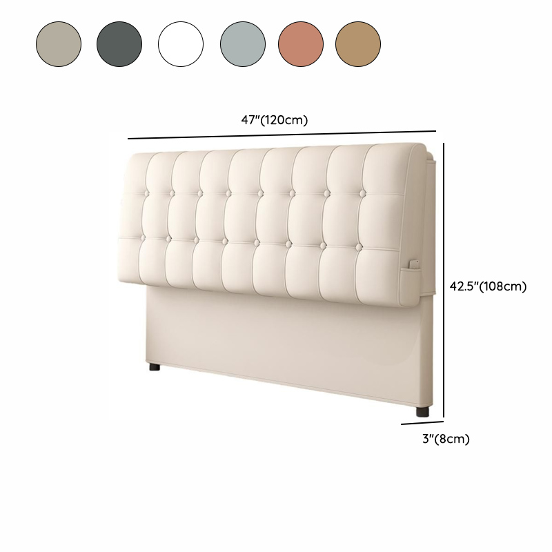 King(76"W x 80"L)/Queen(60"W x 80"L)/Full(54"W x 75"L) Button-tufted Rectangular Panel Headboard with Sponge, Wood Frame and With Legs, Standard（36-55“） H - image 13