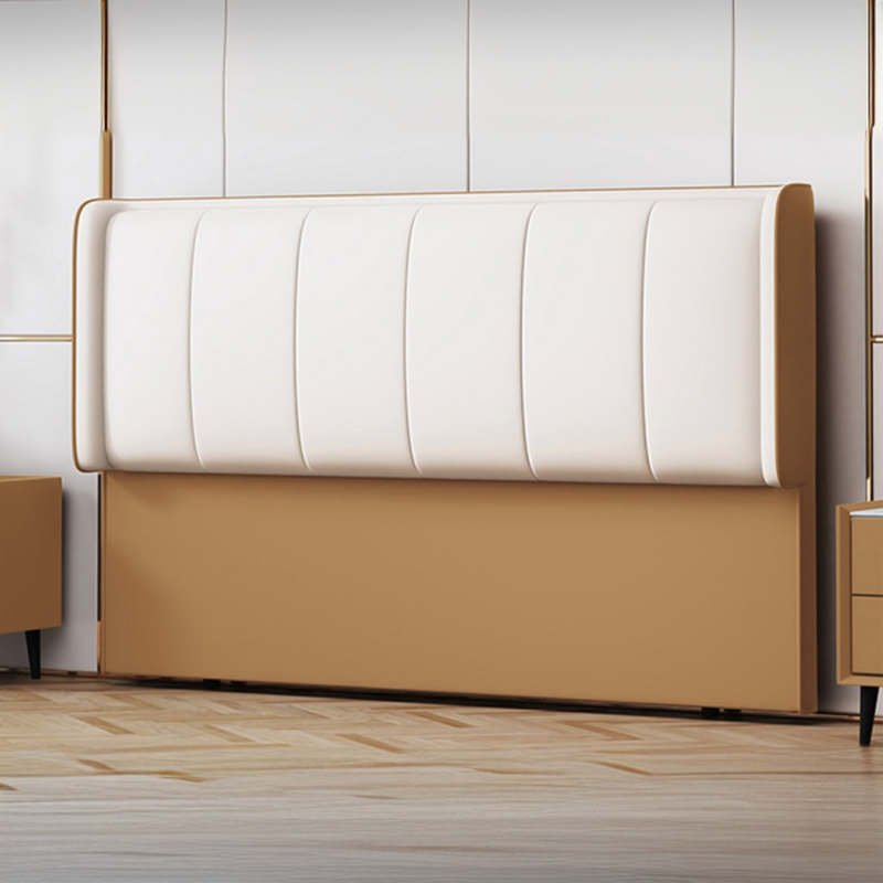 Modish Style Panel Headboard with No Distressing in Pine Wood, Rectangle Shape for Full/Queen Bed, Featuring Sponge Upholstery Fill and Standard Height - image 5