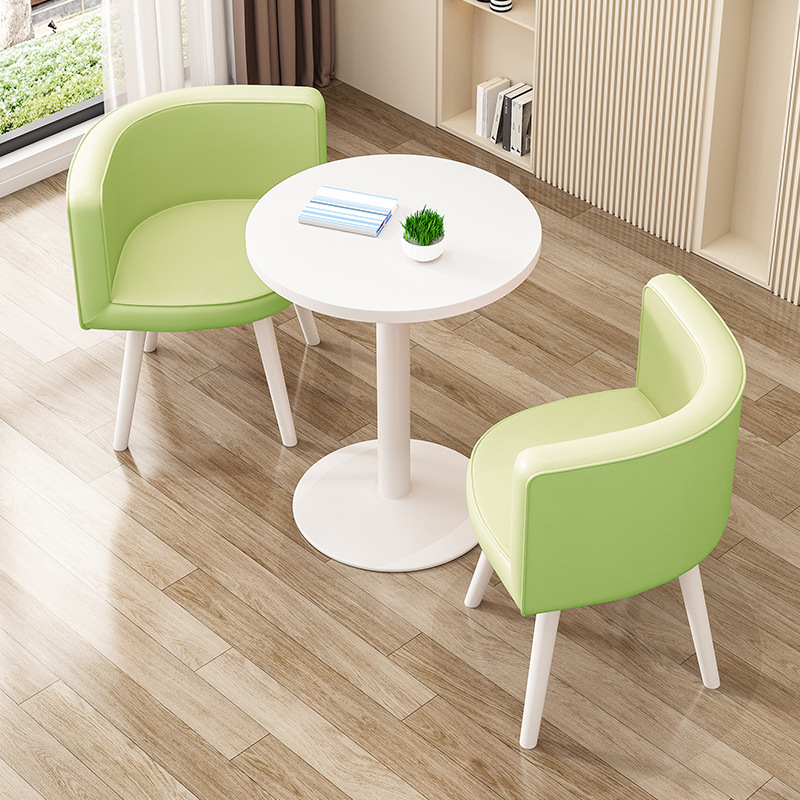 Modern Simple Style Recycled Wood Dining Table Set for 2 - image 8