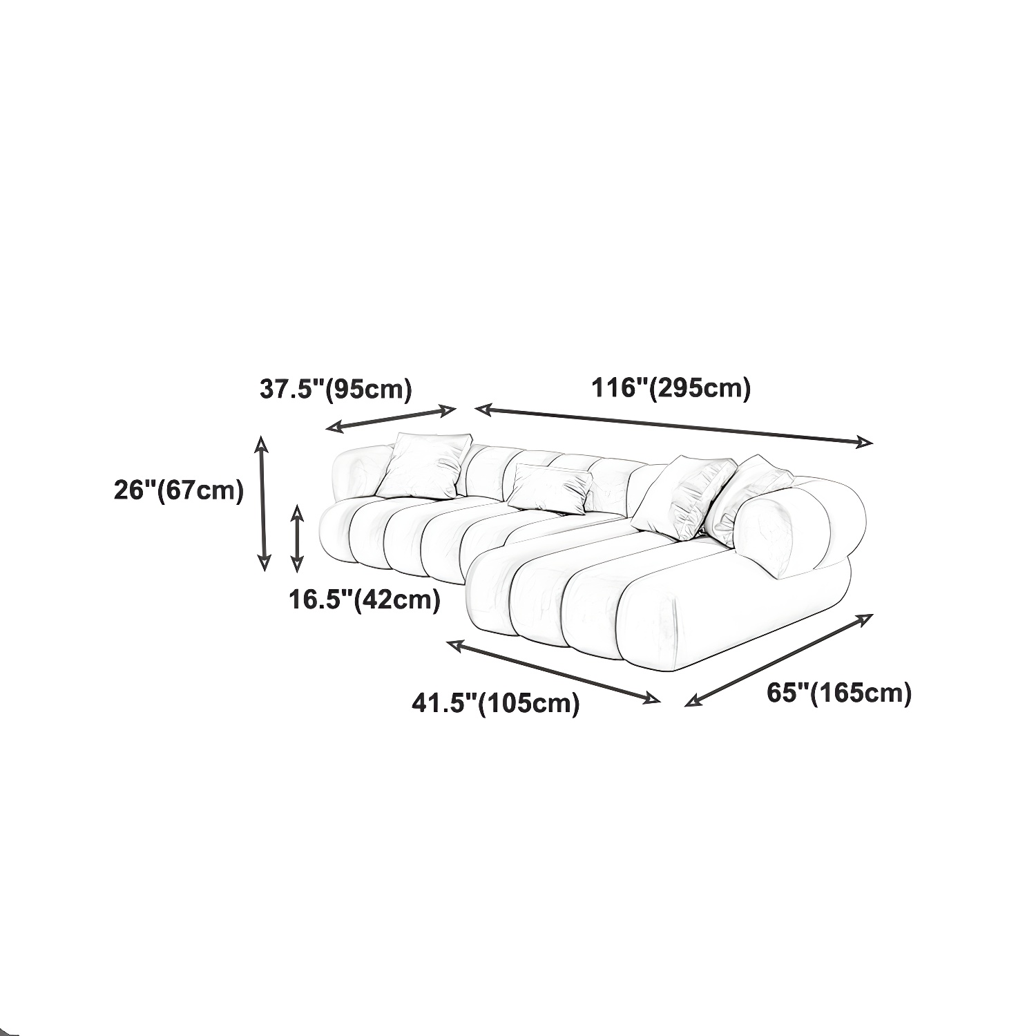 Scandinavian Green Sofa with Tuxedo Arm and Sewn Pillow Back - image 27