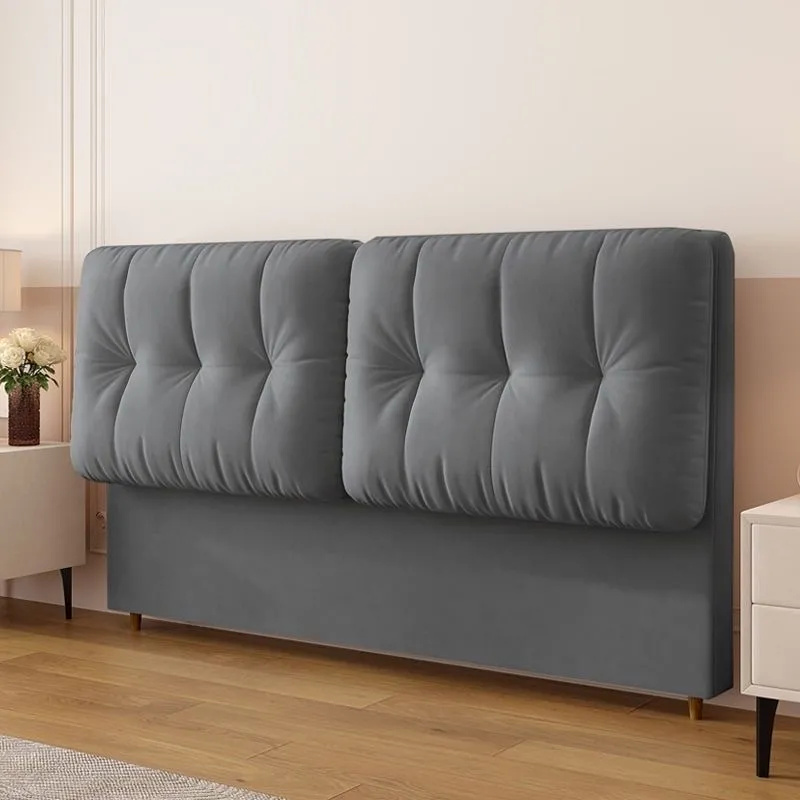 Modish Style Panel Headboard with No Distressing, Button-tufted Rectangle Design for King/Queen/Full Bed, Cotton Upholstery Fill, Standard Height - image 3