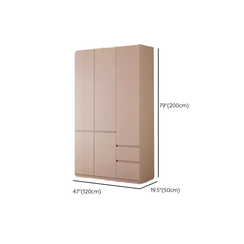 Modish Manufactured Wood Independent Armoire Cabinet with Soft Close Drawer, Soft Close Door, Interior Shelves, and Clothing Rod - image 15