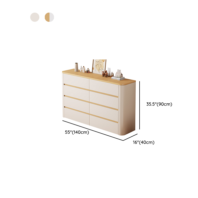 Casual Composite Wood Console Dresser/Bachelor Chest with 8/6/4 Drawers in Horizontal/Vertical Orientation - image 20