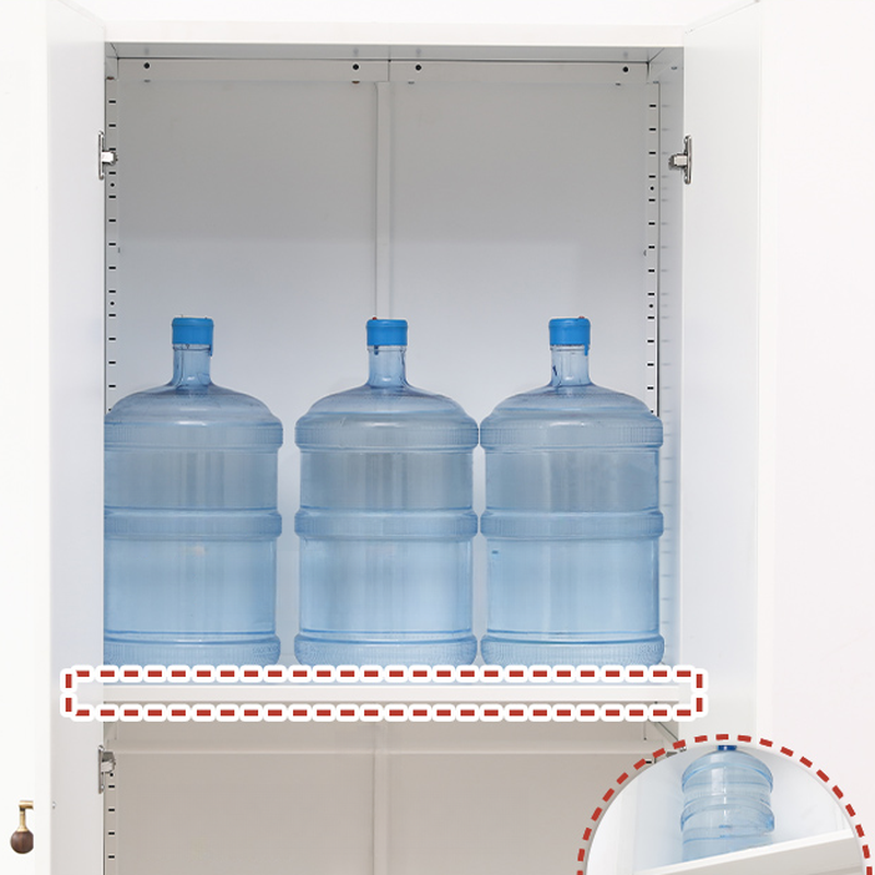 White Modish Manufactured Wood Armoire Cabinet with Adaptable Shelf, Soft Close Door, and Clothing Rod - image 4