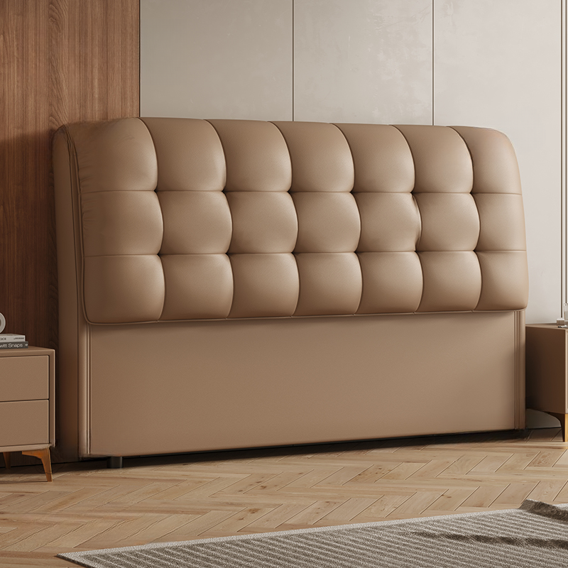 Simplistic Style Panel Headboard with No Distressing, Piled Tufted Rectangular Design for Queen/Full/Twin XL Bed, Featuring Sponge Upholstery and Standard Height - image 7