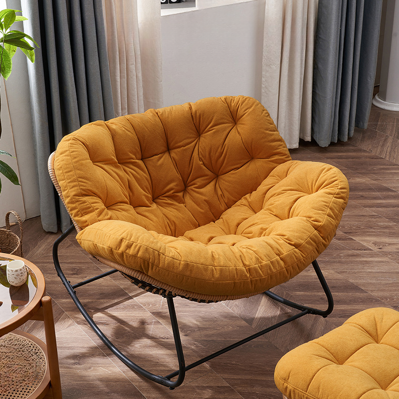 2 Person Rocking Chair Couch with Rear Back and Stationary - image 9