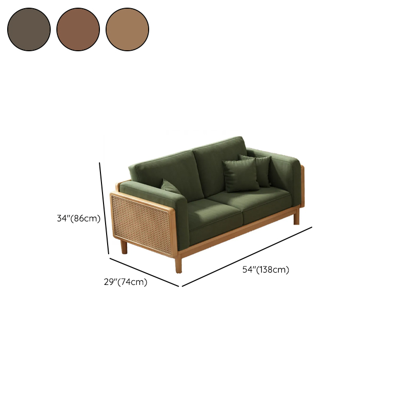 Victorian Style Jade Green Sofa Couch/Single Sofa for Sitting Room with 1 to 5 Pillows - image 28
